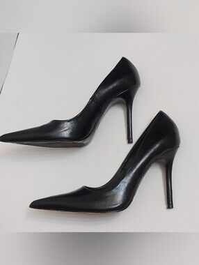 Zara Black Pointed Stiletto Pumps